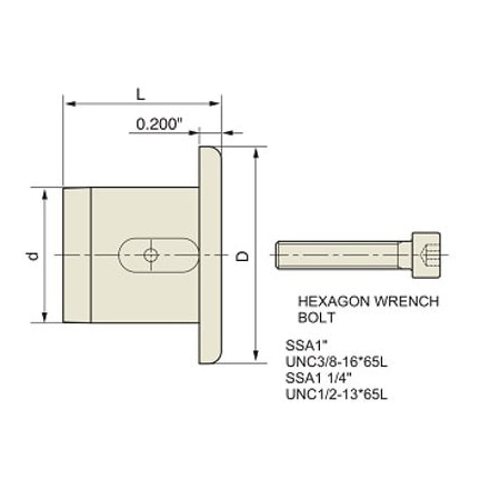 Yg-1 Tool Slitting Saw Arbor Cap ZZ053